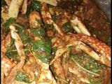 ปูม้าผัดพริกแกงใต้ อร่อย