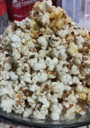 Una foto de Como hago los pochoclos dulces