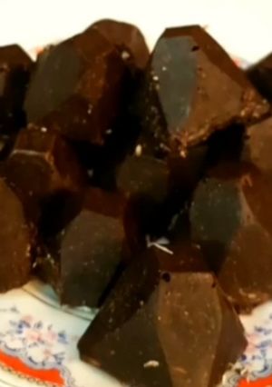 عکسی از دستور شکلات تلخ نارگیلی