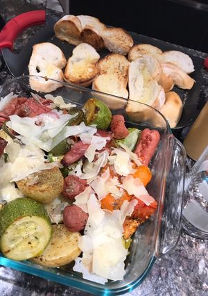 Una foto de Verduras al horno