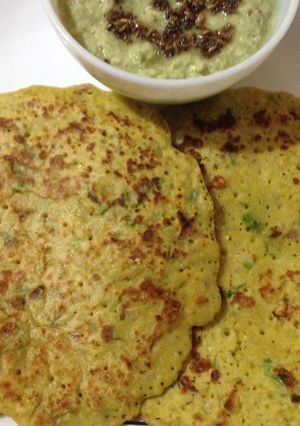A picture of Sorghum pancakes.