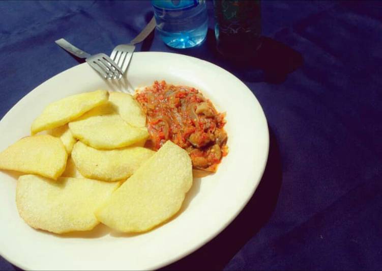 Recipe of Perfect Plain fried yam | Satisfyingrecipe.web.app