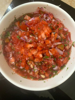 A picture of Strawberry Tomato Salsa.