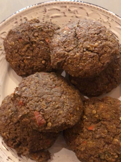 A picture of Oil-Free Lentil Patties.
