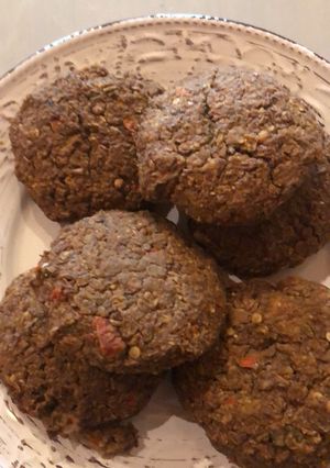 A picture of Oil-Free Lentil Patties.
