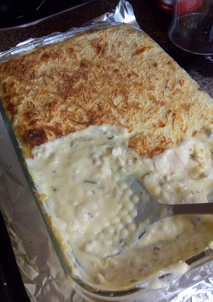 Una foto de Pastel de carne con puré de patatas casero