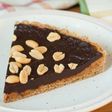 Tarta cu unt de arahide si ciocolata (de post/vegan)