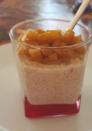 Kuszkusz fahéjas almával recept fotója