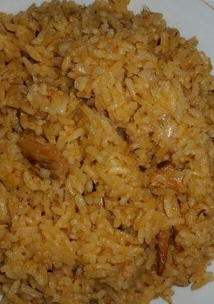 Una foto de Locrio de saldinas con coco