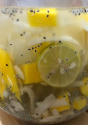 Foto resep Es kuwut mangga