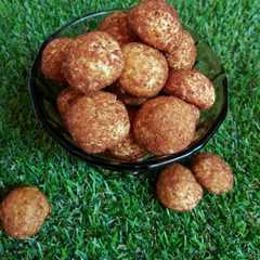 A picture of Palm cheese ball #BikinRamadanBerkesan.