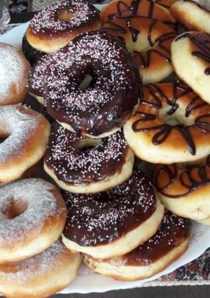 عکسی از دستور 🍩دونات فوری بدون خمیر مایه🍩