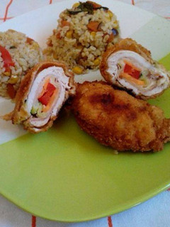 Göngyölt csirkemell Kata módra recept fotója