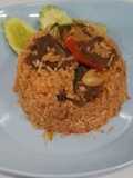 ข้าวผัดต้มยำเนื้อ