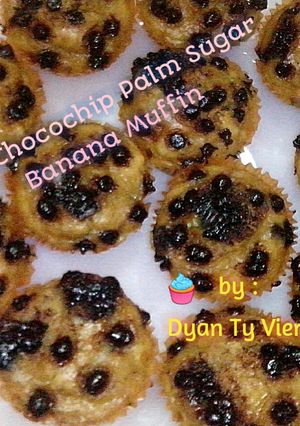 Foto resep Muffin Pisang Gula Aren Chocochip Kukus