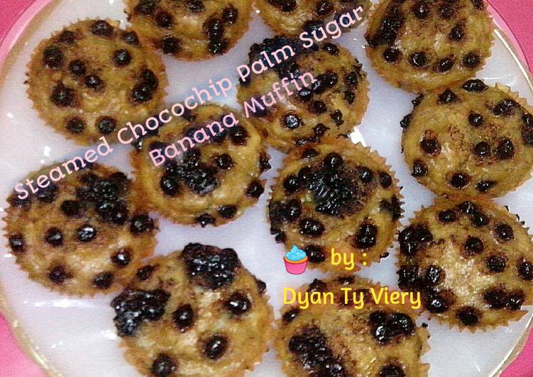 Resep Muffin Pisang Gula Aren Chocochip Kukus yang Lezat