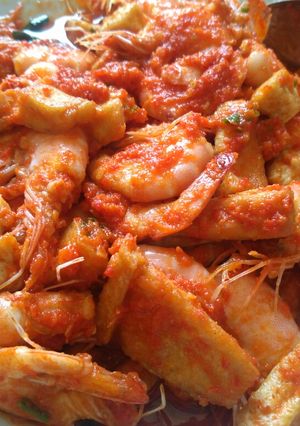 Foto resep Udang Tahu Balado