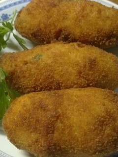 Una foto de Croquetas de atún, patata y huevo