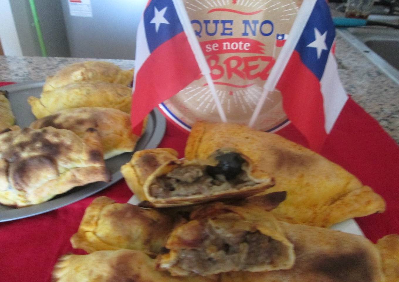 Empanadas de horno con carne picada