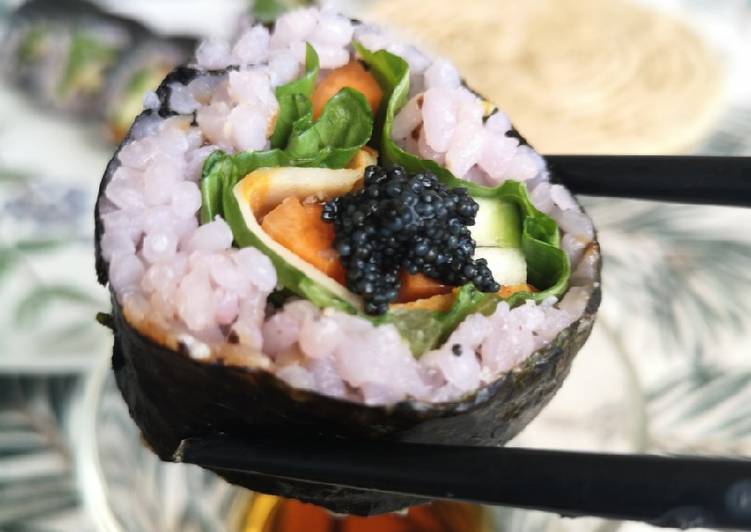 Steps to Prepare Speedy Purple sushi rice