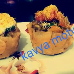 A picture of Yummy chaat katori.