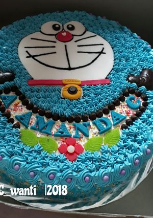 Foto resep #154. Kue ultah DORAEMON