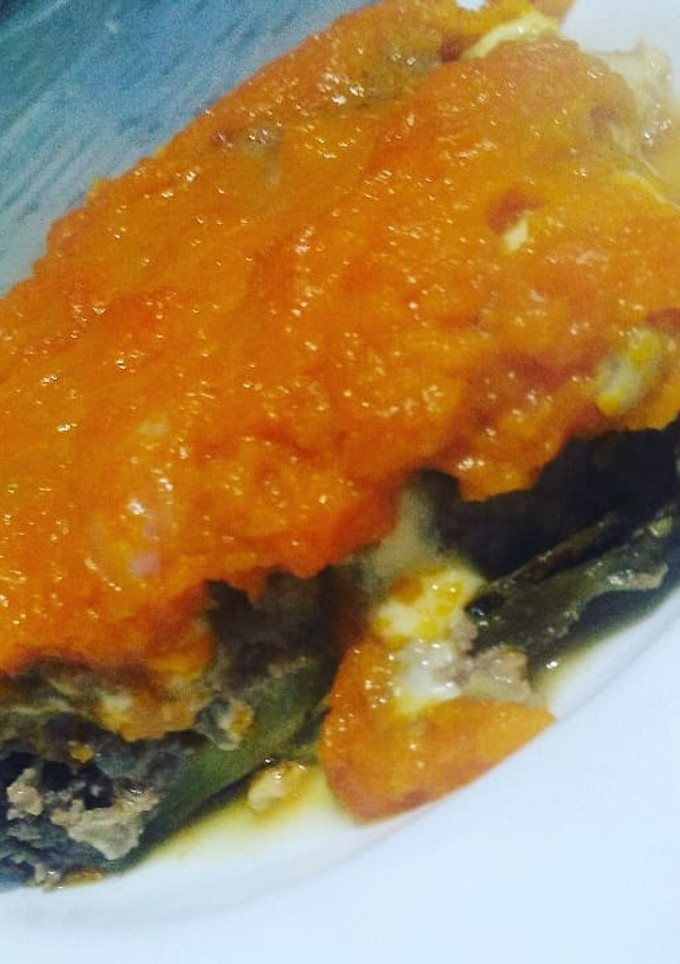 Una foto de Pastel de carne con calabaza y berenjena