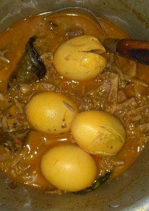 Foto resep Gudeg nangka muda dan telur