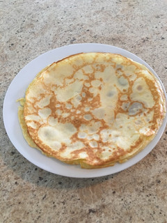 Una foto de Panqueques o crepes con dulce de leche