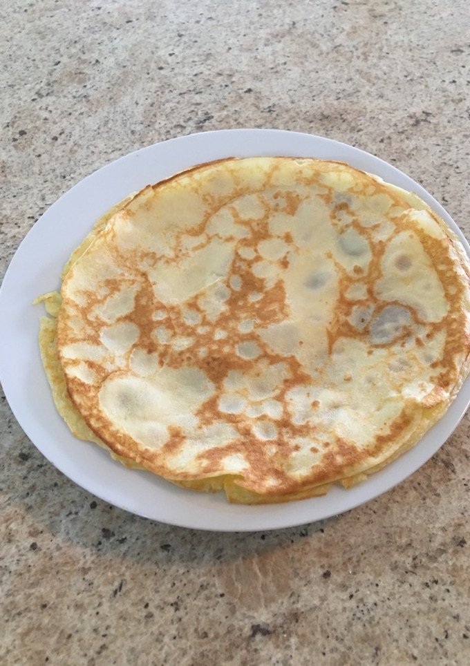 Una foto de Panqueques o crepes con dulce de leche