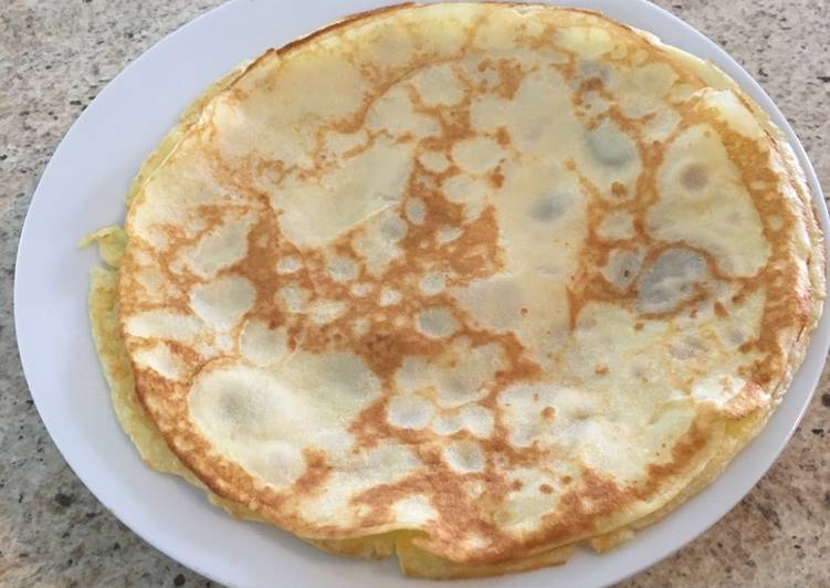 Panqueques o crepes con dulce de leche