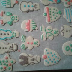 A picture of Icing for Christmas Cookies.