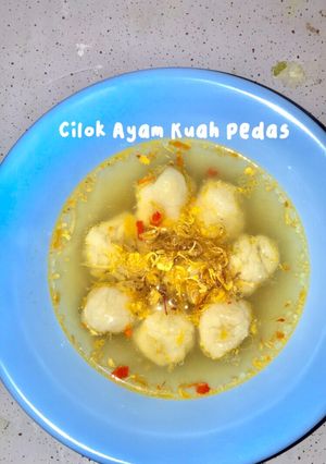 Foto resep Cilok Ayam Kuah Pedas