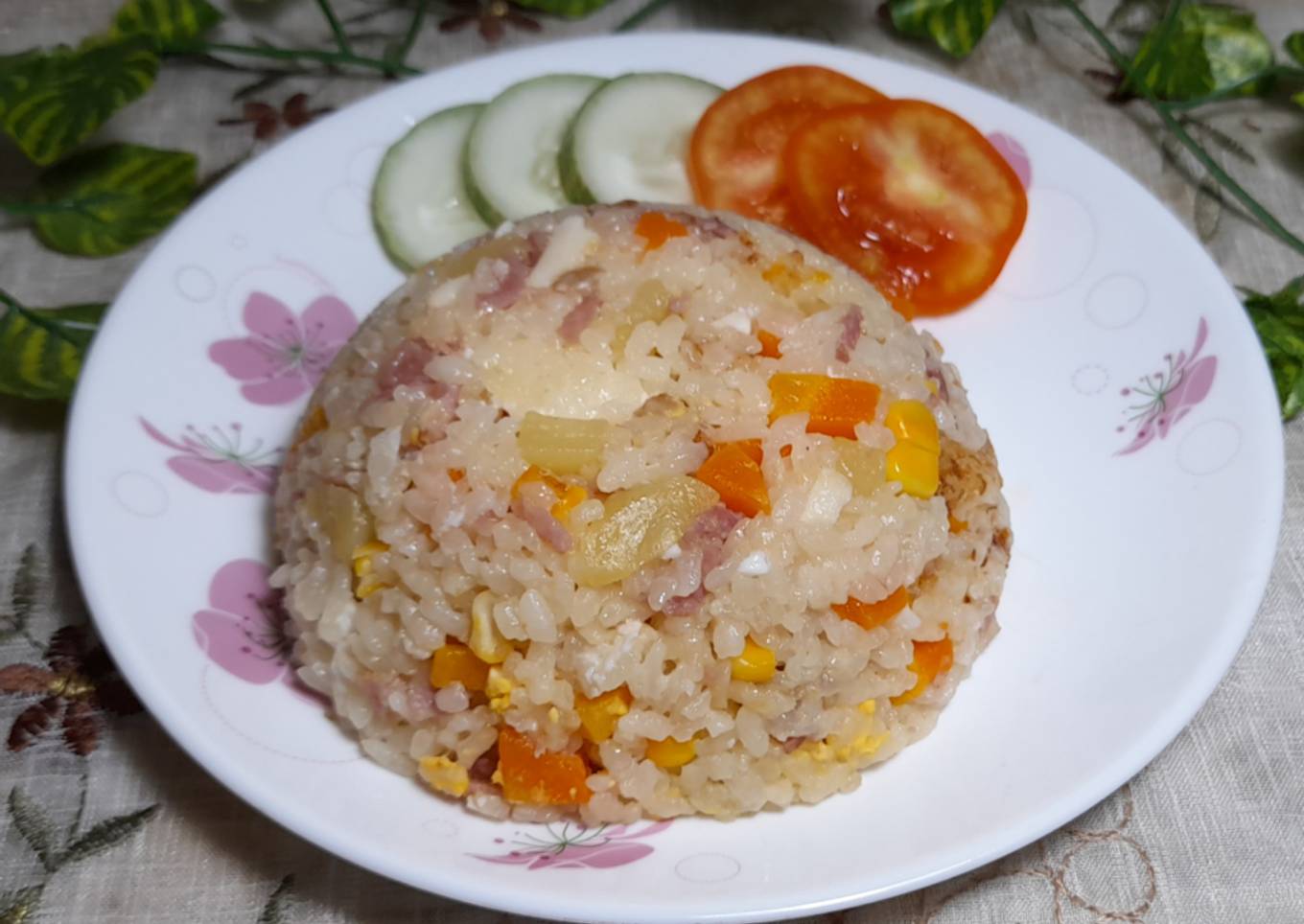 Nasi Telur Rice Cooker