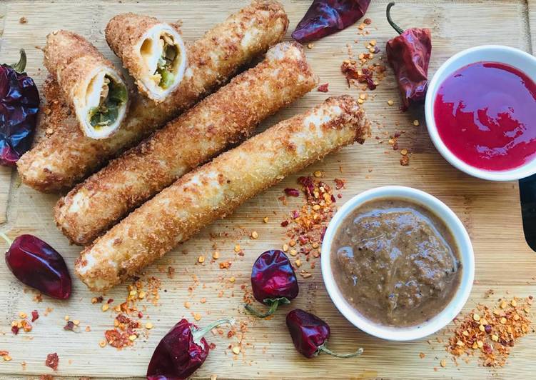 Recipe of Homemade Crispy beef spring rolls