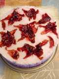 No-Bake Blueberry Raspberry Cheesecake