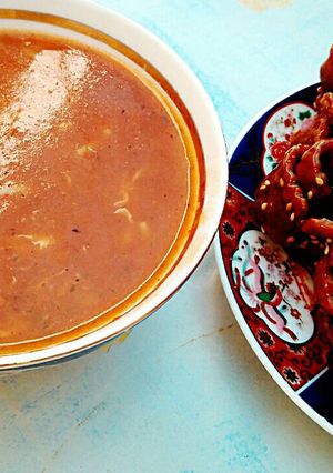 Una foto de Harira (sopa marroquí)