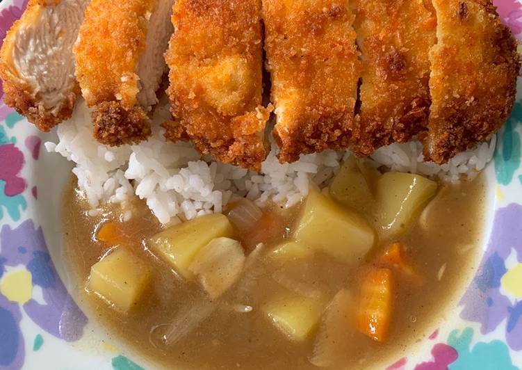 Chicken katsu curry jepang