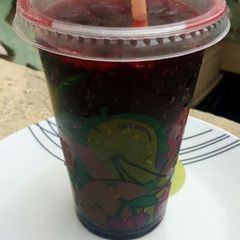 A picture of Two ingredients carbonated zobo drink.