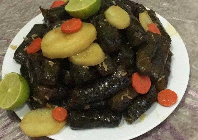 ورق عنب بطريقة مامي