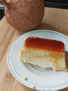 Une photo de Flan noix de coco