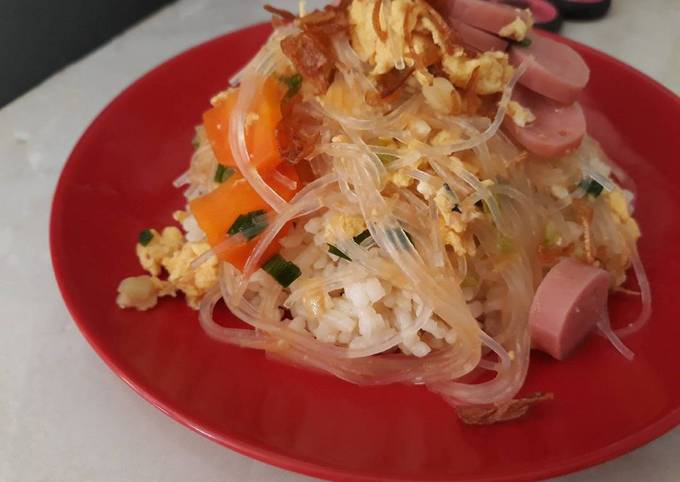 Nasi gila/nasi goreng gila ala jingga