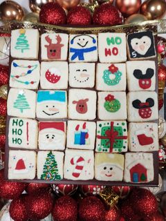 Una foto de Galletitas calendario de adviento 🎄
