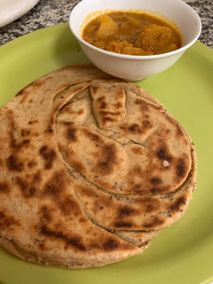 A picture of Namak Ajwain Paratha.