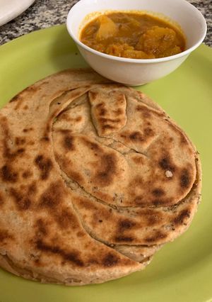 A picture of Namak Ajwain Paratha.