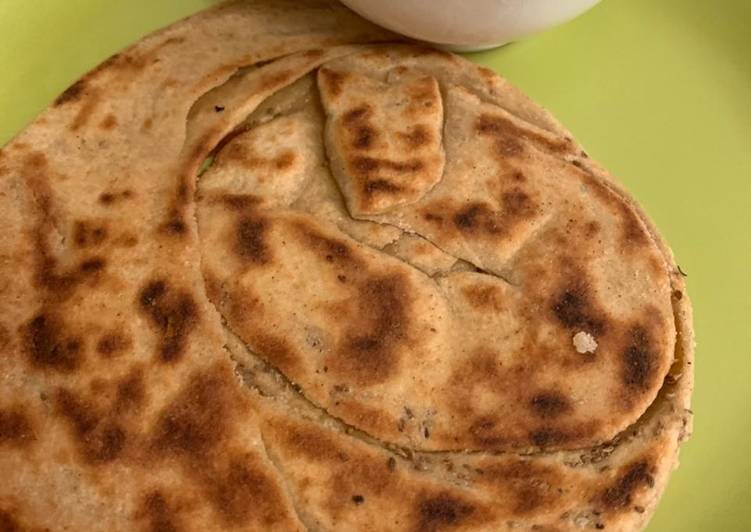 Recipe of Award-winning Namak Ajwain Paratha