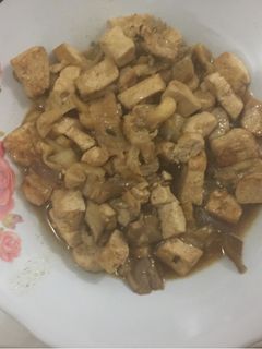 Foto resep Cah Jamur+Tahu