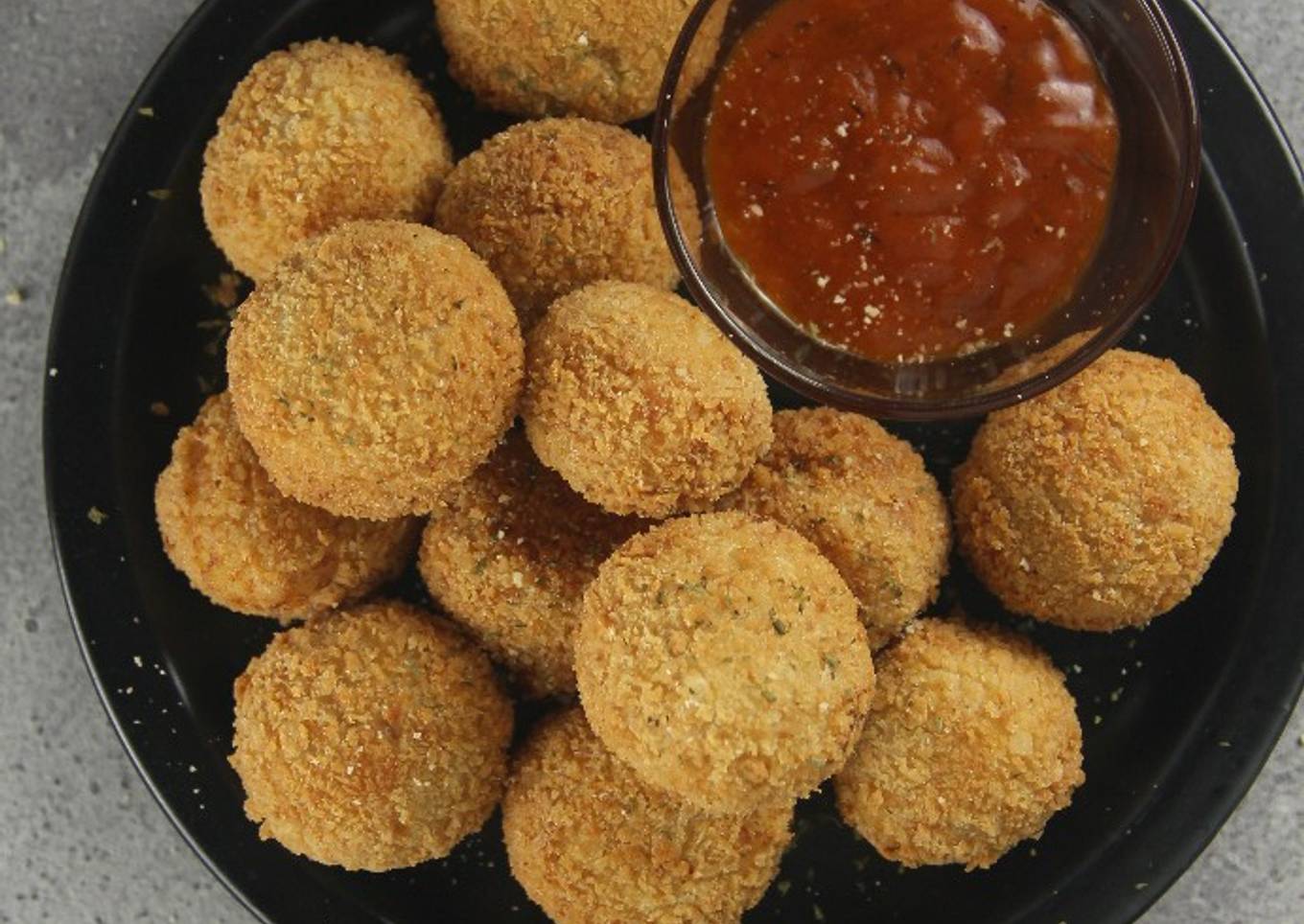 Bola kentang kornet keju