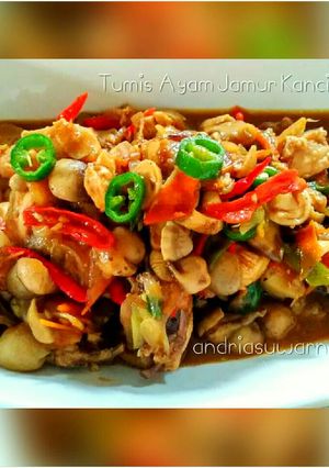 Foto resep Tumis Ayam Jamur Kancing