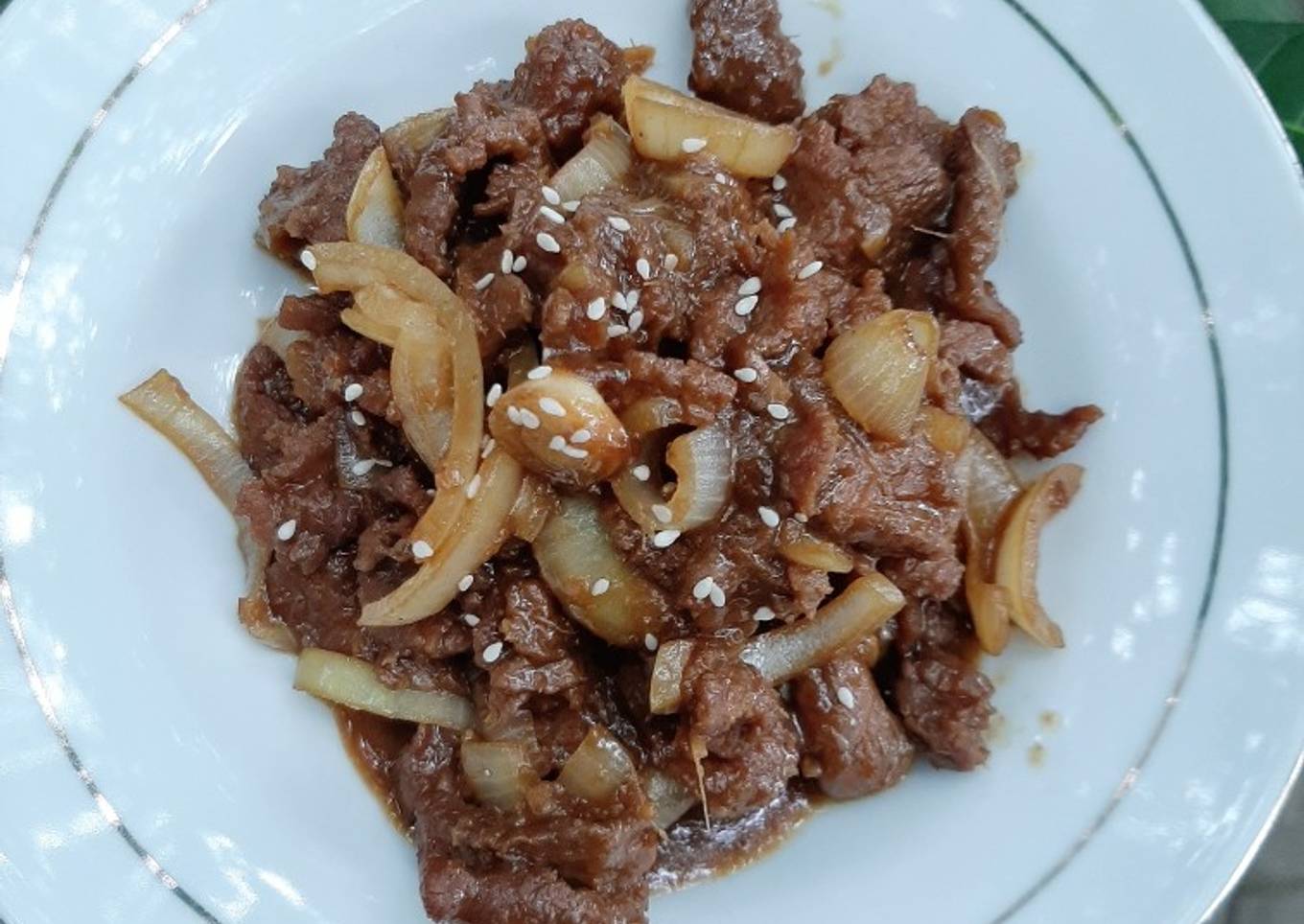 Beef teriyaki ala hokben